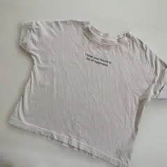 CLASSIC ロゴプリントTシャツ ベージュ 110cmのサムネイル
