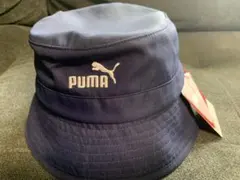 PUMA プーマ キッズ バケット ハット 紺 バケハ
