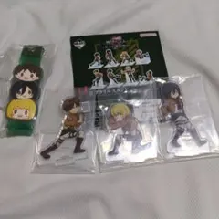 一番くじ　進撃の巨人　進撃の巨人　獣の巨人は俺が仕留める　アクスタ　チャーム