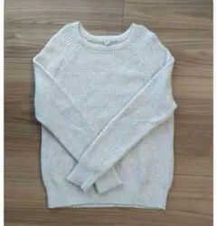 ★最終値下げ★ユニクロ　長袖　ニット　150cm　アイボリー