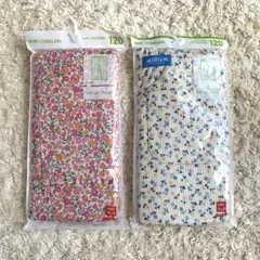 新品未使用　ユニクロ　120 レギンス　エアリズム　7分丈　10分丈　花柄