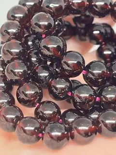 情熱と生命力を高める＊ガーネット3連ブレスレット（6.2mm）②