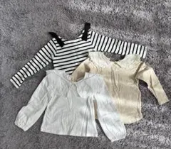 3枚セット　120 長袖　カットソー　プティマイン　ザラ
