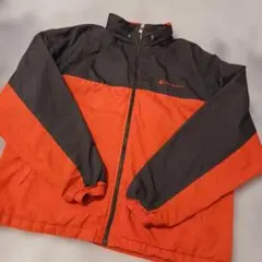 90sChampion ナイロンジャケット 赤・グレー 古着 値下げ 値下げ 