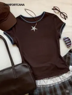 COMFORTCANA Tシャツ ブラウン