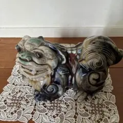 【SALE】陶器 獅子 置物 木箱入り SALE】陶器 獅子 置物 木箱入り - メルカリ