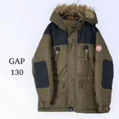 ギャップ/中綿ダウンコート/ワッペン/ロゴ/130