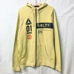 Reebok パーカー ジャンパー ジップアップ オーバーサイズ ストリート