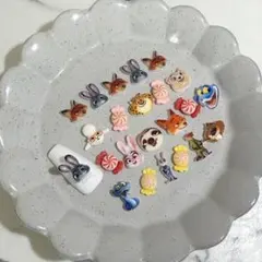即購入⭕️ ズートピア ネイル　ネイルパーツセット