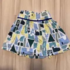 BeBe☆幾何学柄スカート 120サイズ