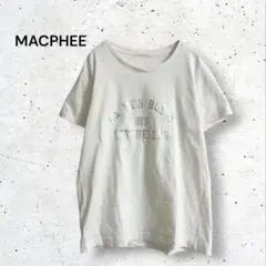 マカフィー　トゥモローランド　Tシャツ　半袖　シルバーロゴ　プリント　ホワイトのサムネイル