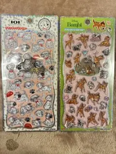 【正規品】　ディズニープチドロップステッカー　２枚セット