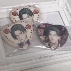 Rose Valentine ランダム ハート型 缶バッジ 五木左京 R - メルカリ