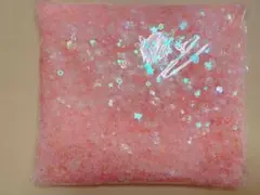 まとめ売り スパンコール ピンク ハート 星 貝殻