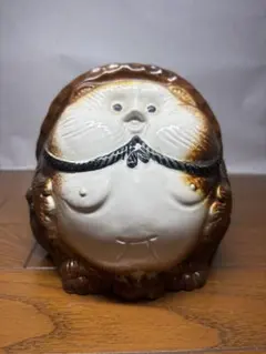 信楽焼貯金タヌキ】陶器、貯金箱 縁起物 H25㎝ 中古品 - メルカリ