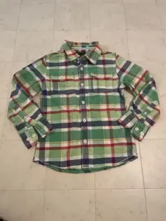 トミーヒルフィガー チェックシャツ 6T 120