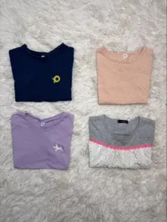 【4枚セット】女の子 90サイズ まとめ売り 西松屋 Tシャツ ひまわり