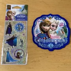 アナ雪 ミニステッカー 32枚入り キラキラミニステッカー シール 2セット