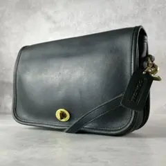 COACH オールドコーチ ショルダーバッグ ターンロック レザー USA製