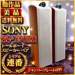希少 SONY SS-X70ED トールボーイスピーカー ぺア 高音質 - メルカリ