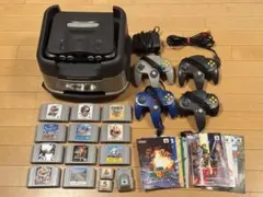 NINTENDO64 本体 コントローラー4個 ゲーム11本 + おまけ