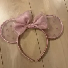 ピンク ハートカチューシャ　ディズニー