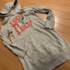 タイムセールお値下げ！　ユニクロ　パーカーワンピース　スヌーピー ルーシー