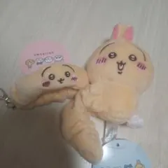 ちいかわ リストバンドキーホルダー ぬいぐるみシュシュ うさぎ シュシュ