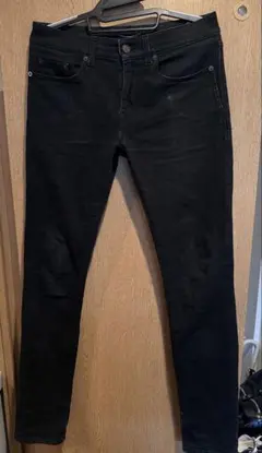 SAINT LAURENT BLACK skinny denim