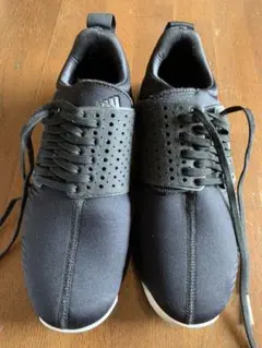 アディダス 24.5cm ゴルフシューズ　黒　ブラック