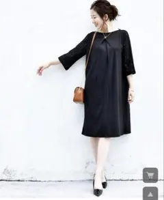 タイムセールMilk tea マタニティワンピース　フォーマル　ブラック産前産後
