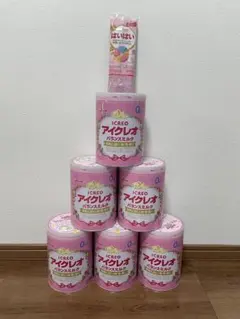 【新品・未開封】アイクレオ （800g）× 6缶　おまけ試供品はいはい付きのサムネイル