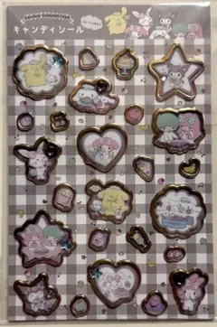 キャンディシール ストーン付き サンリオ マイメロ クロミ シナモロール