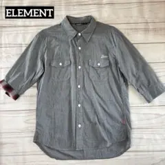 ELEMENT エレメント シャンブレー シャツ
