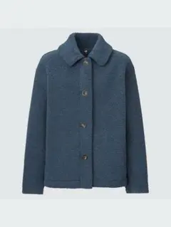 UNIQLO ボアフリースステンカラーショートコート