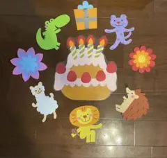 誕生日保育壁面