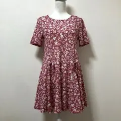日本製　ギャラリービスコンティ　花柄　夏　ピンク　チュニック 半袖　可愛いのサムネイル