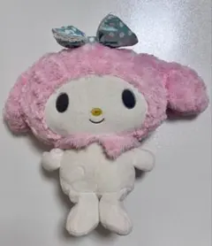 マイメロディ ぬいぐるみ サンリオ ピンク リボン付き