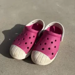 クロックス　ピンク　キッズ　C11 18センチ
