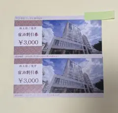 トーセイ 株主優待　6000円分のサムネイル