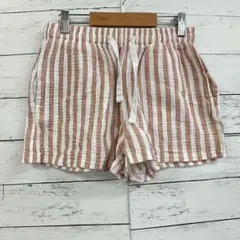 esmara ショートパンツ ホワイト ストライプ 春夏 ルームウェア S✨のサムネイル
