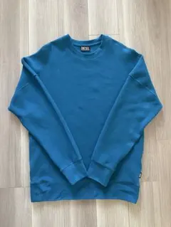 DIESEL ディーゼル 青 スウェットトレーナー