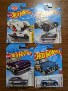 Hot Wheels フォルクスワーゲン ミニカー 4台セットのサムネイル