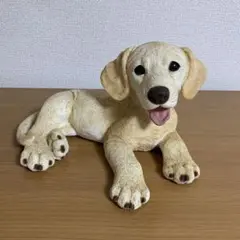 カスターニャ 犬 置物 ラブラドールレトリバー ドック オブジェ フィギュアのサムネイル