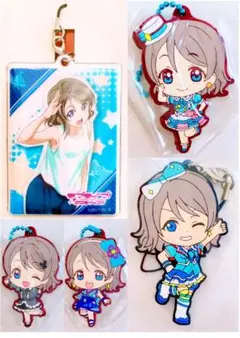 ラブライブ Aqours 9周年 缶バッジ 渡辺曜 - メルカリ