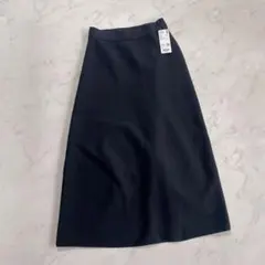 【UNIQLO】ウォッシャブルミラノリブフレアスカート　S ブラック　3990円