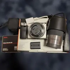 SONY α6000 ダブルズームレンズキット＋シグマ単焦点レンズ