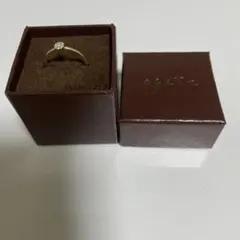 agete リング 指輪 ゴールド　K10 ダイヤモンド