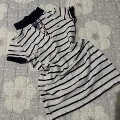 TOMMY HILFIGER ポロワンピース ボーダー 104cmのサムネイル