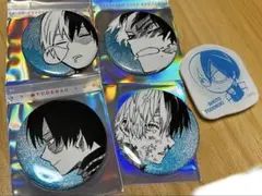 轟焦凍 ヒロアカ 春コレ 缶バッジセット EMOTIONS + スマホグリップ